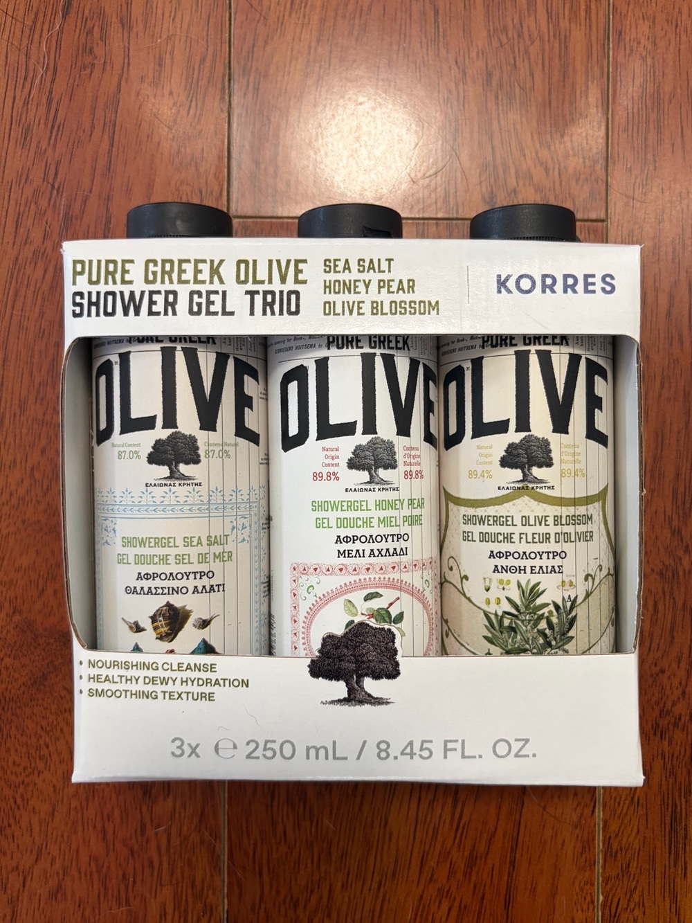 Korres 3-Pack Olive Oil Body Wash Gel